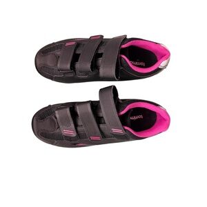 Tommaso Black Cycling Shoes Carbon Sole SPD-SL Cleats‎ Size 38